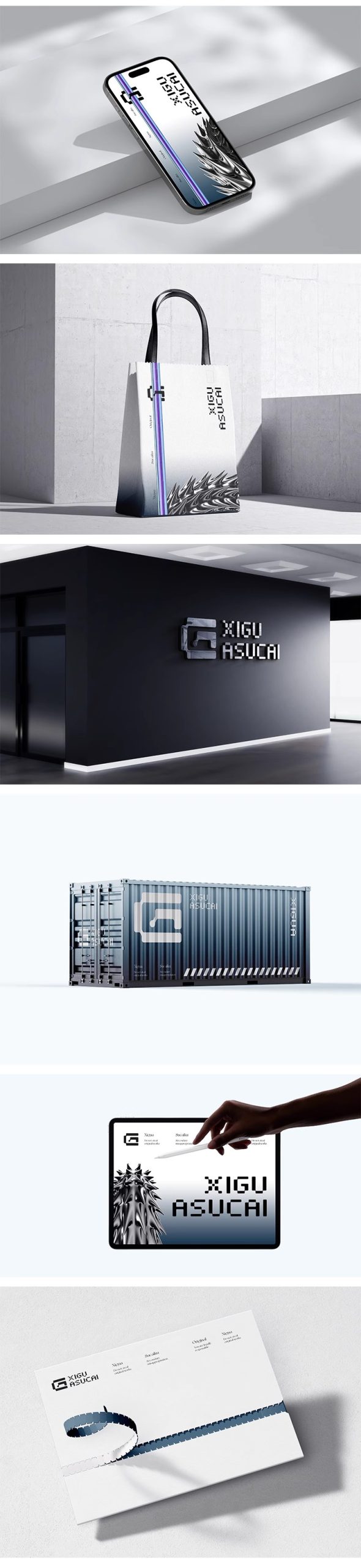 图片[10]-高级感酸性品牌VI周边提案LOGO展示毕业设计智能贴图样机PSD素材-大怪兽分享