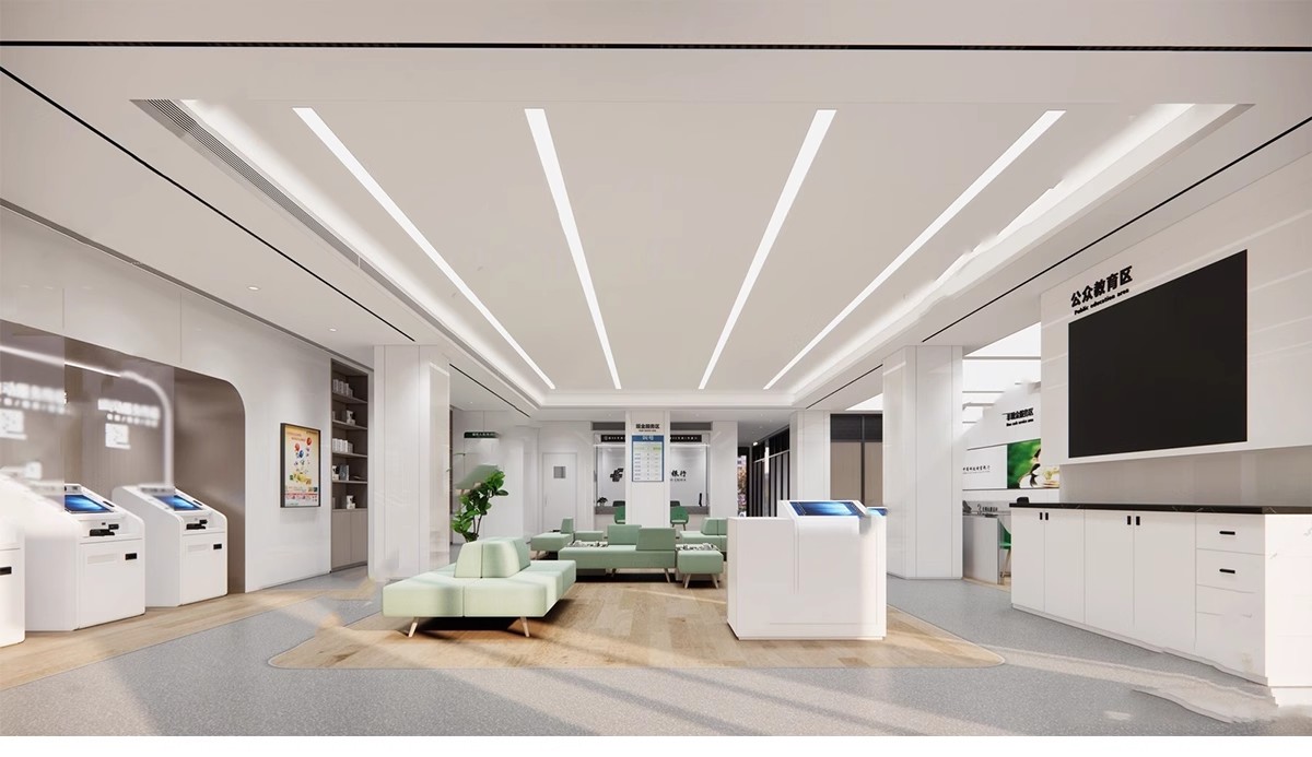 图片[10]-银行SU模型 现代服务营业大厅大堂银行柜台ATM自助取款机草图大师-大怪兽分享