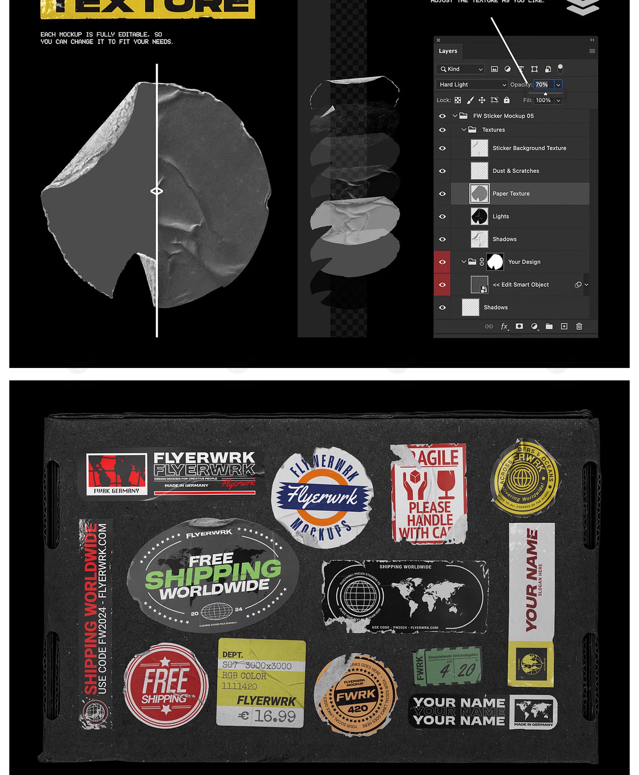 图片[10]-潮流复古做旧不干胶标签logo标志智能贴图样机模板PSD设计素材-大怪兽分享