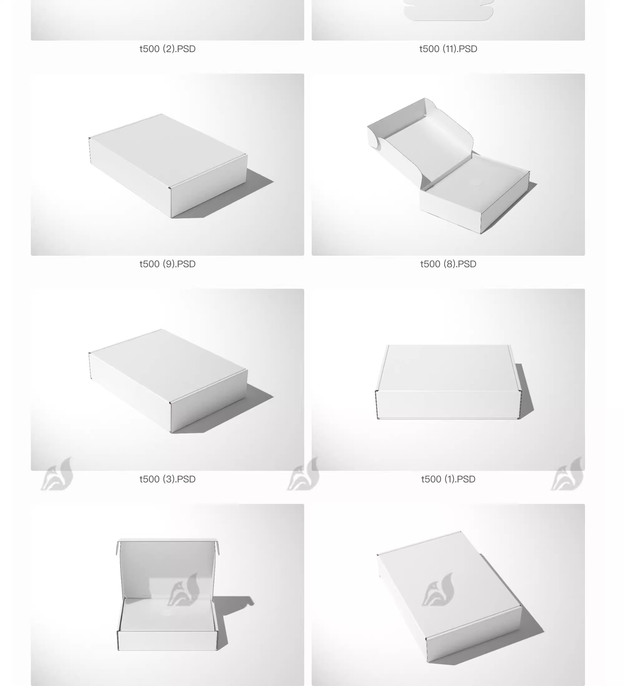 图片[10]-正方形飞机盒翻盖文创礼盒纸盒包装盒展开效果图设计psd样机素材-大怪兽分享