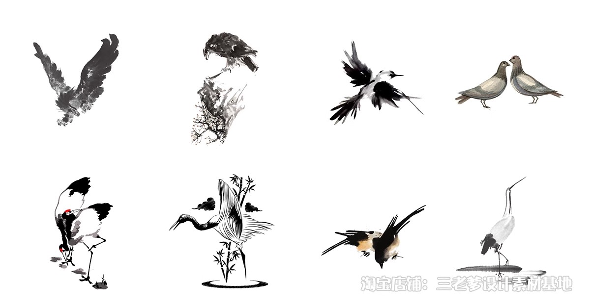 图片[11]-各种鸟类ps素材动物鸟群飞鸟鸽子白鹭飞行姿态效果图PSD免抠笔刷-大怪兽分享