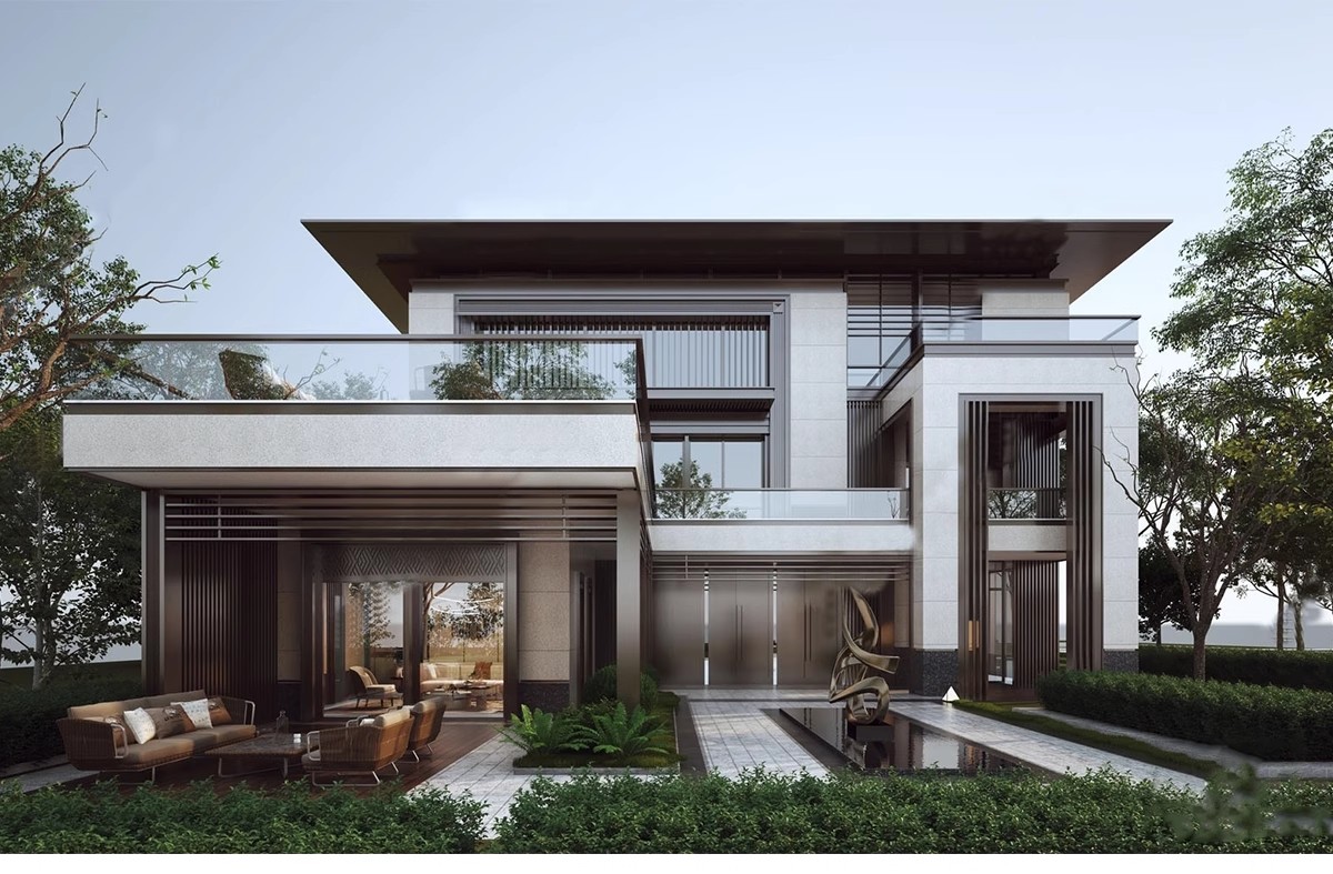 图片[9]-双拼联排别墅su模型库建筑农村自建房现代新中式欧式房屋草图大师-大怪兽分享