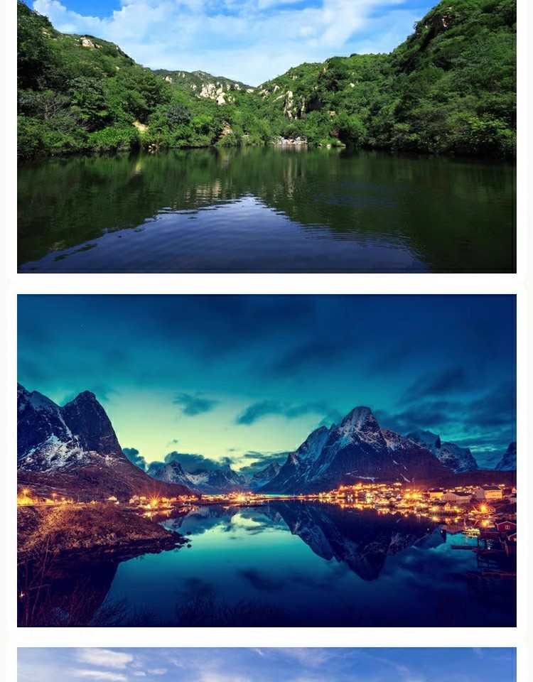 图片[10]-高清自然风景JPG图片湖光山色湖泊山峰山峦设计喷绘打印合成素材-大怪兽分享