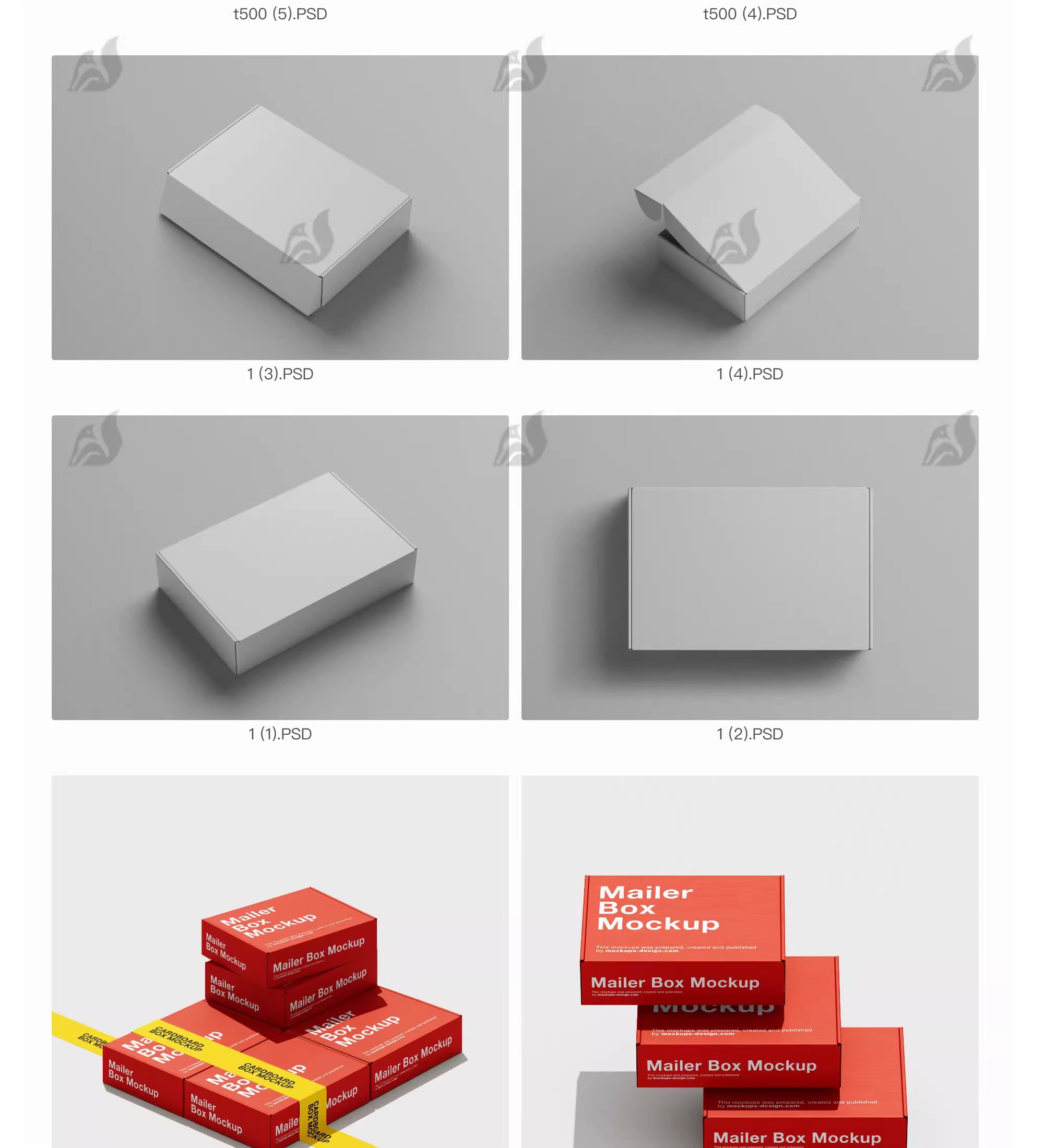 图片[11]-正方形飞机盒翻盖文创礼盒纸盒包装盒展开效果图设计psd样机素材-大怪兽分享