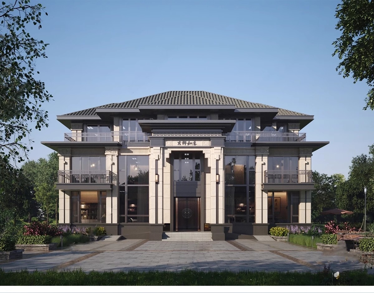 图片[10]-双拼联排别墅su模型库建筑农村自建房现代新中式欧式房屋草图大师-大怪兽分享