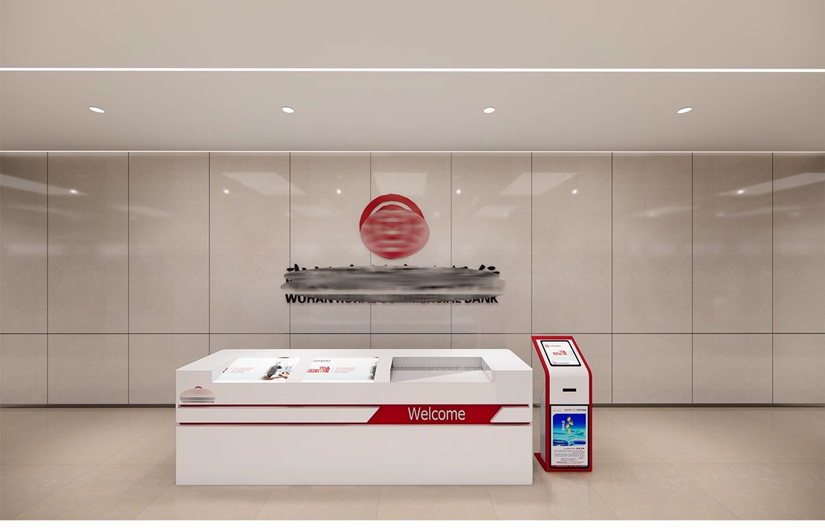 图片[12]-银行SU模型 现代服务营业大厅大堂银行柜台ATM自助取款机草图大师-大怪兽分享