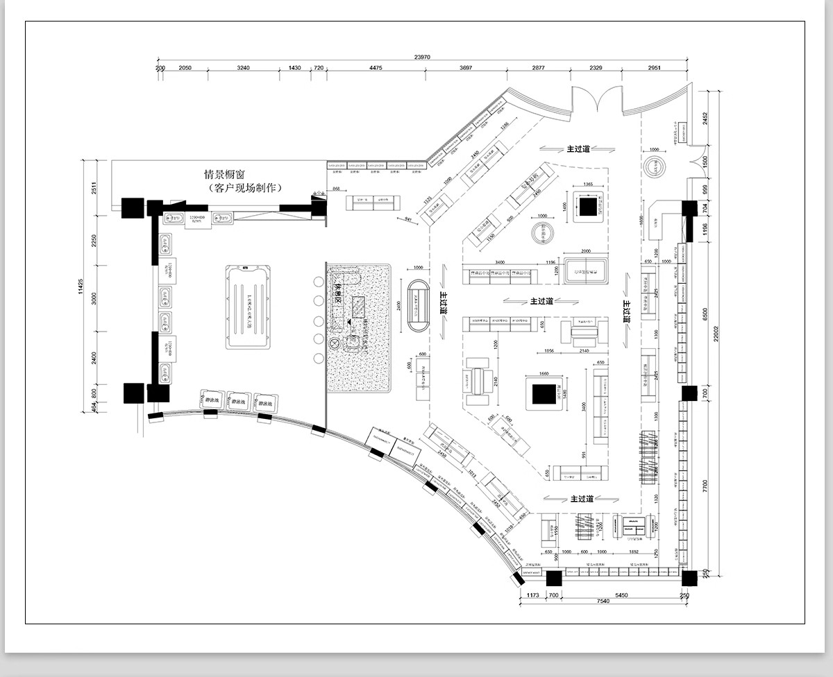 图片[12]-母婴店CAD施工图纸婴儿生活馆货柜展示柜子店面装修设计效果图库-大怪兽分享