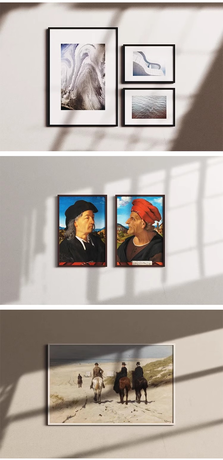 图片[12]-室内挂画海报画芯装饰画壁画油画设计作品贴图PS相框样机素材模板-大怪兽分享