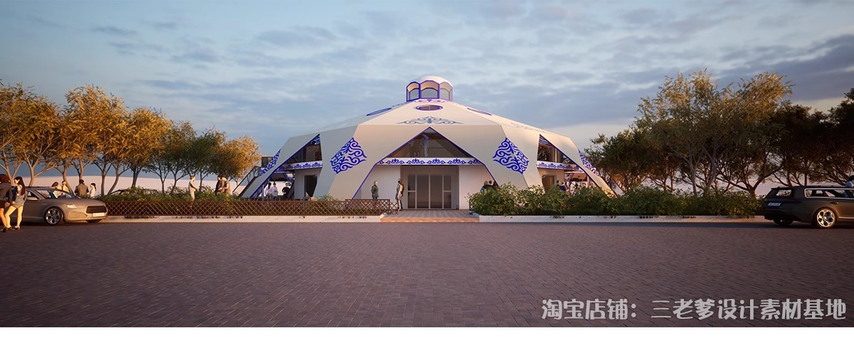 图片[14]-蒙古包SU模型内蒙古帐篷草原风营地民宿客栈度假村农家乐草图大师-大怪兽分享