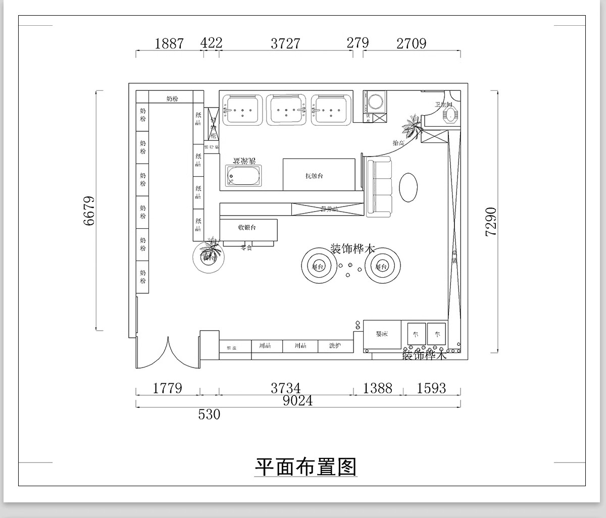 图片[14]-母婴店CAD施工图纸婴儿生活馆货柜展示柜子店面装修设计效果图库-大怪兽分享