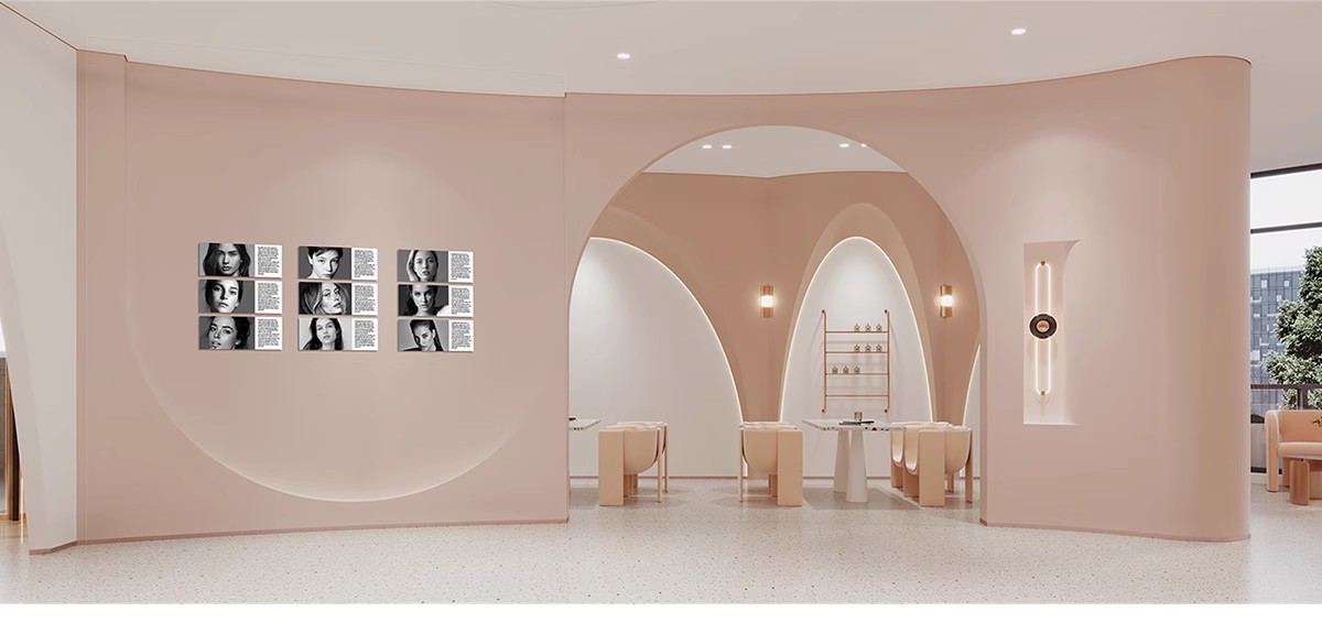 图片[14]-美容院效果图 皮肤管理中心spa会所店铺装修设计网红奶油风图库集-大怪兽分享