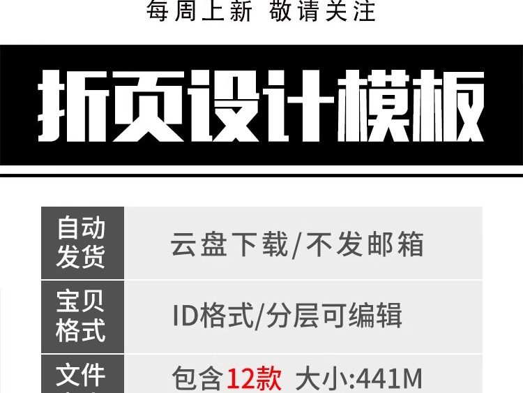 图片[2]-ID三折页公司企业宣传册画册广告DM面试作品模板Indesign设计素材-大怪兽分享