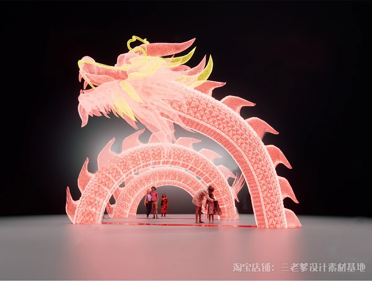 图片[15]-中式古代神兽龙王石雕SU模型中国风水景雕塑印章图章玉玺草图大师-大怪兽分享