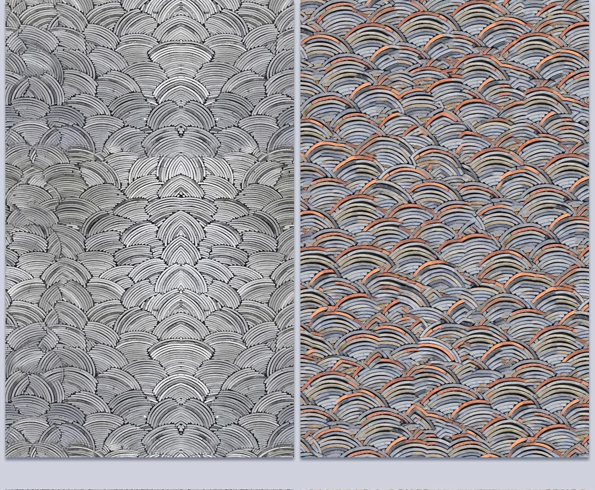 图片[15]-鹅卵石瓦片青瓦小青砖贴图地面铺装拼花ps素材库新中式园林铺地su-大怪兽分享