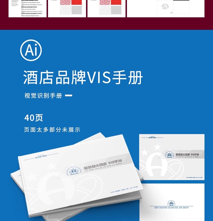 图片[5]-创意高端公司企业VI视觉应用设计全套手册模板品牌酒店AI导视素材-大怪兽分享