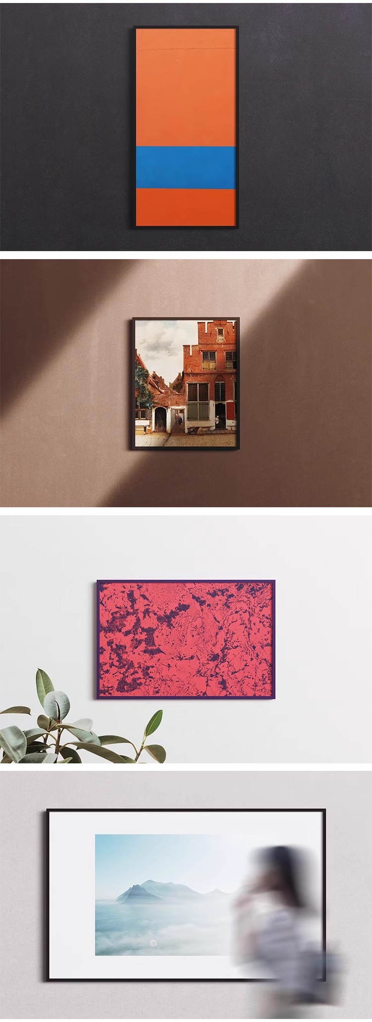 图片[15]-室内挂画海报画芯装饰画壁画油画设计作品贴图PS相框样机素材模板-大怪兽分享