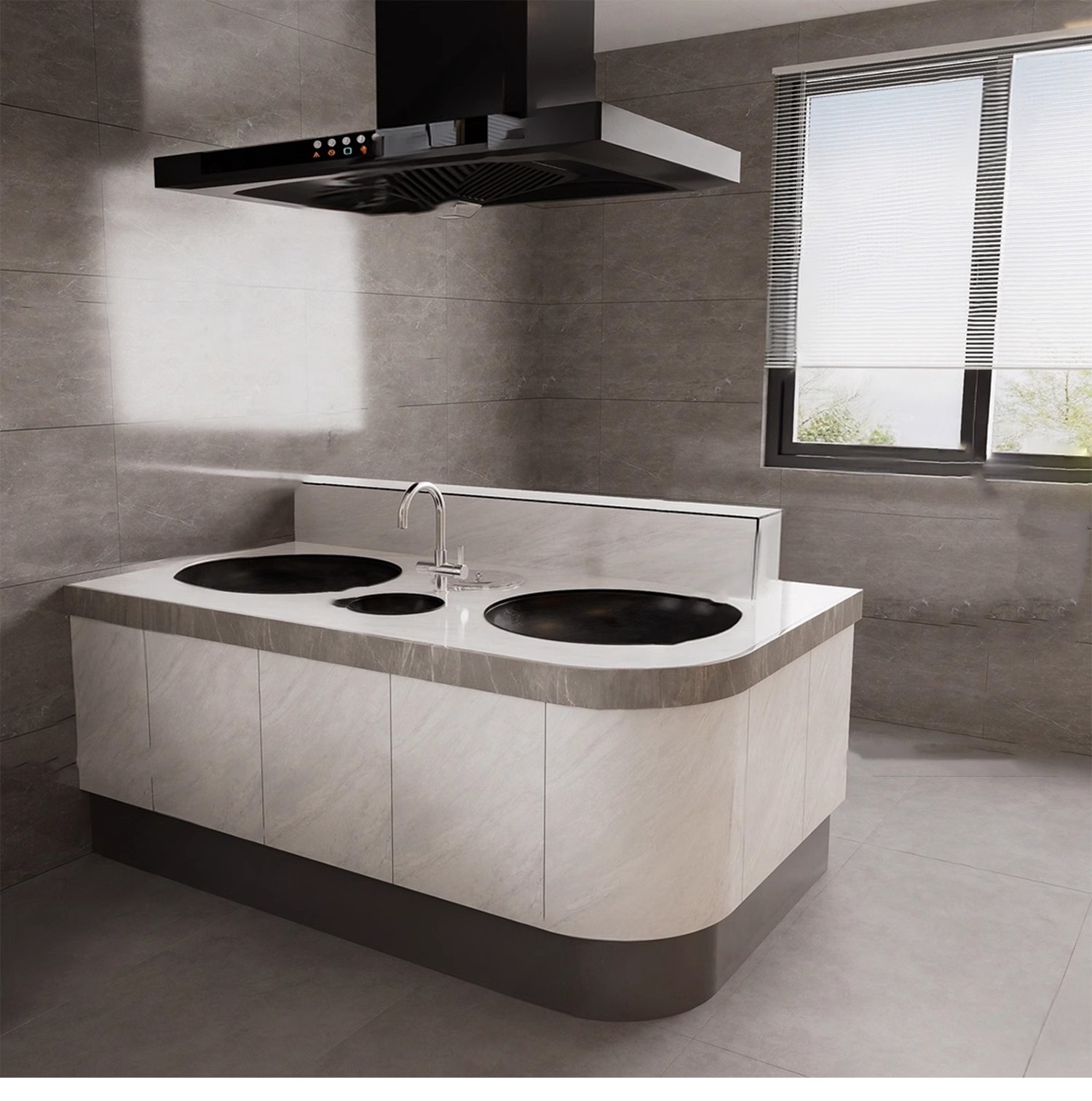 图片[16]-农村乡村农家乐旧厨房炉灶土灶台柴火灶泥土大锅灶SU模型草图大师-大怪兽分享