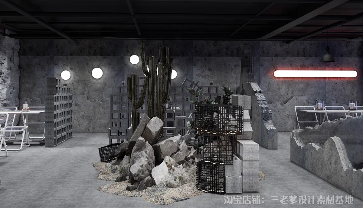 图片[16]-建筑废墟SU模型工业风遗址游戏场景战损街道破旧房屋汽车草图大师-大怪兽分享