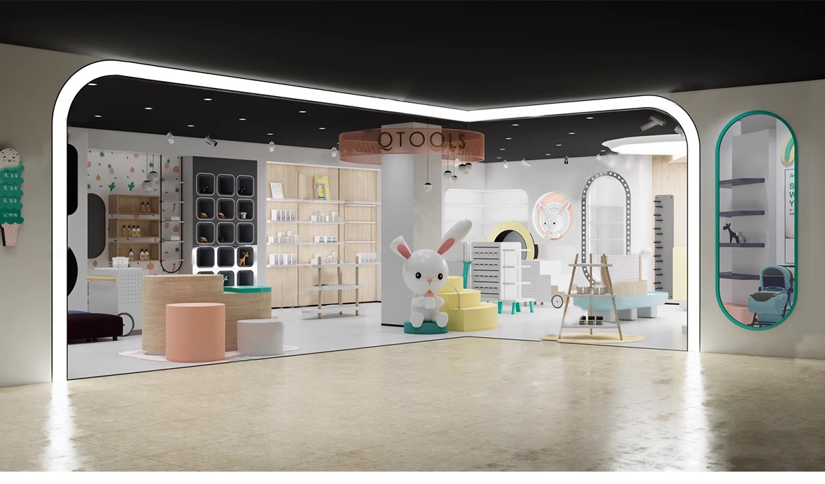 图片[16]-母婴店SU模型现代北欧超市孕育连锁店童装店亲子儿童乐园草图大师-大怪兽分享