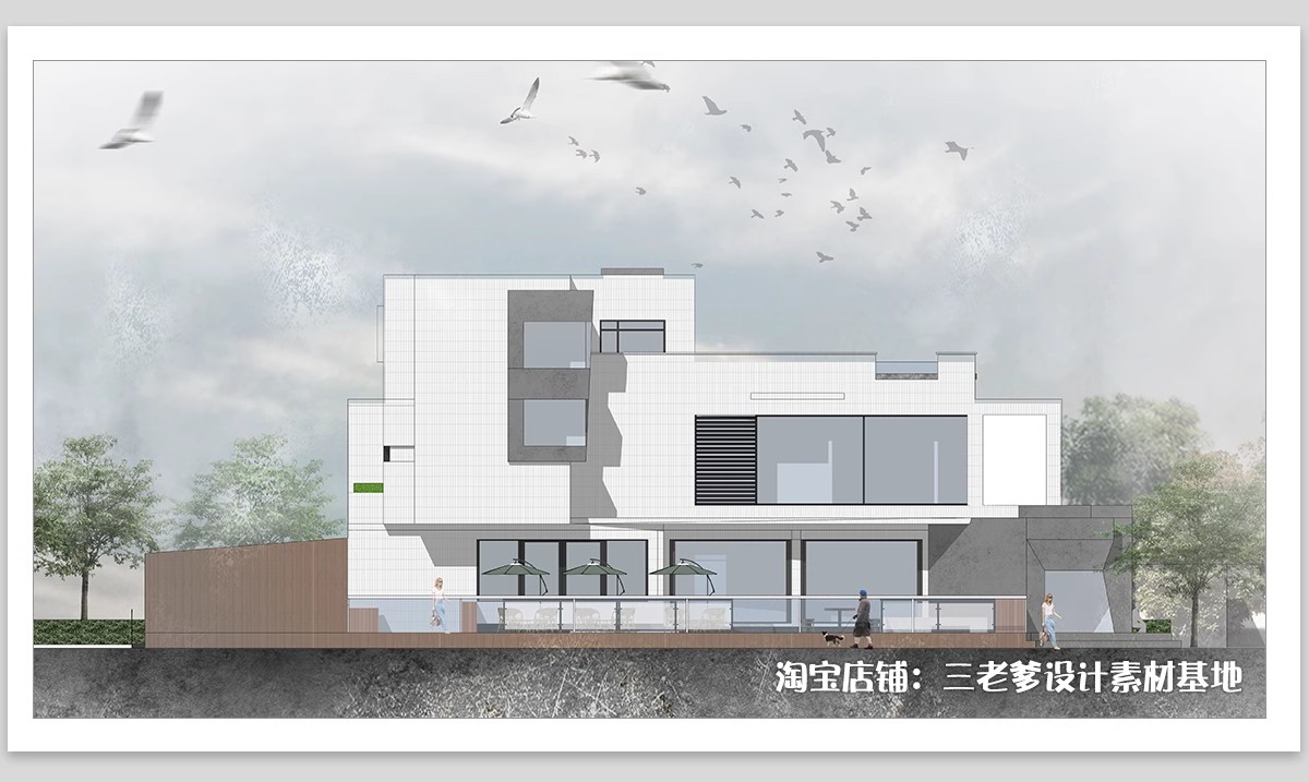 图片[17]-室内建筑立面图剖面图PS分析图竞赛风拼贴风素材PSD分层免抠免扣-大怪兽分享