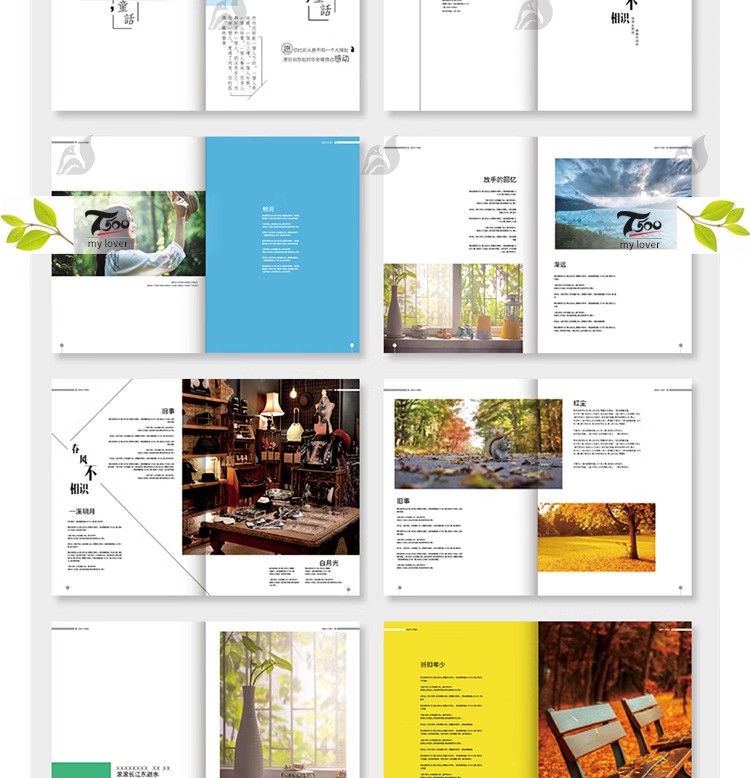 图片[4]-小清新风格画册宣传册手册产品画册公司介绍分层模板PSD设计素材-大怪兽分享