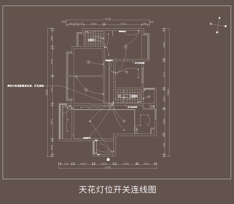 图片[17]-家装无主灯全套cad施工图纸平立面室内设计客厅卧室吊顶装修素材-大怪兽分享