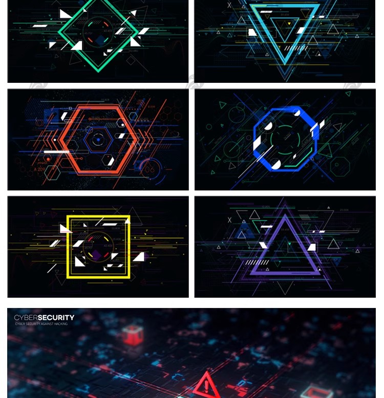图片[4]-高科技可视化科幻立体3D数据统计显示科技海报设计PSD素材AI模板-大怪兽分享
