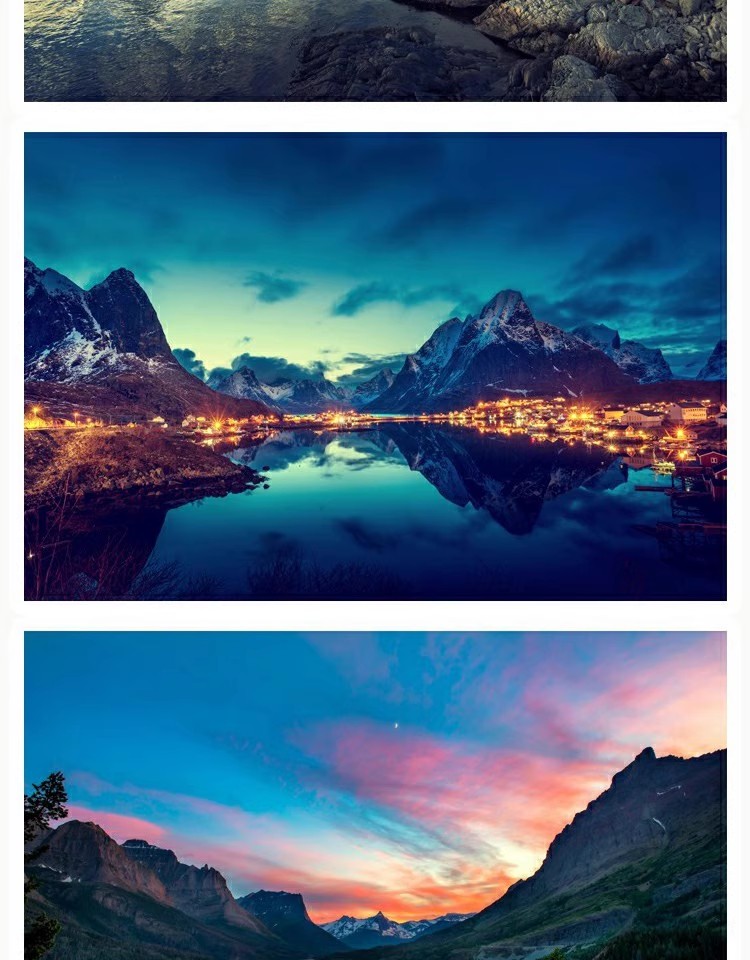 图片[16]-高清自然风景JPG图片湖光山色湖泊山峰山峦设计喷绘打印合成素材-大怪兽分享