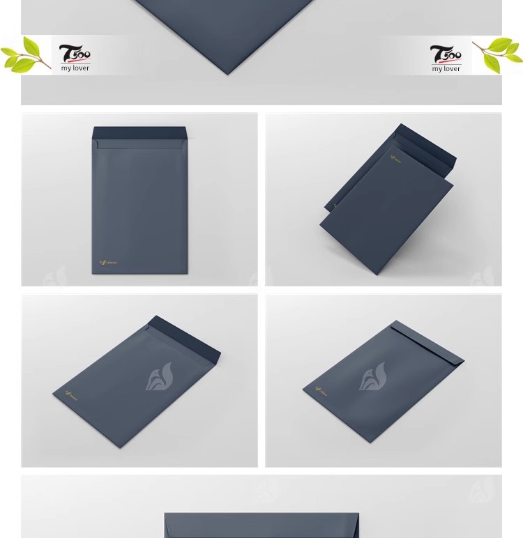 图片[4]-文件档案袋牛皮纸资料信封办公品VI贴图纸袋展示样机psd设计素材-大怪兽分享