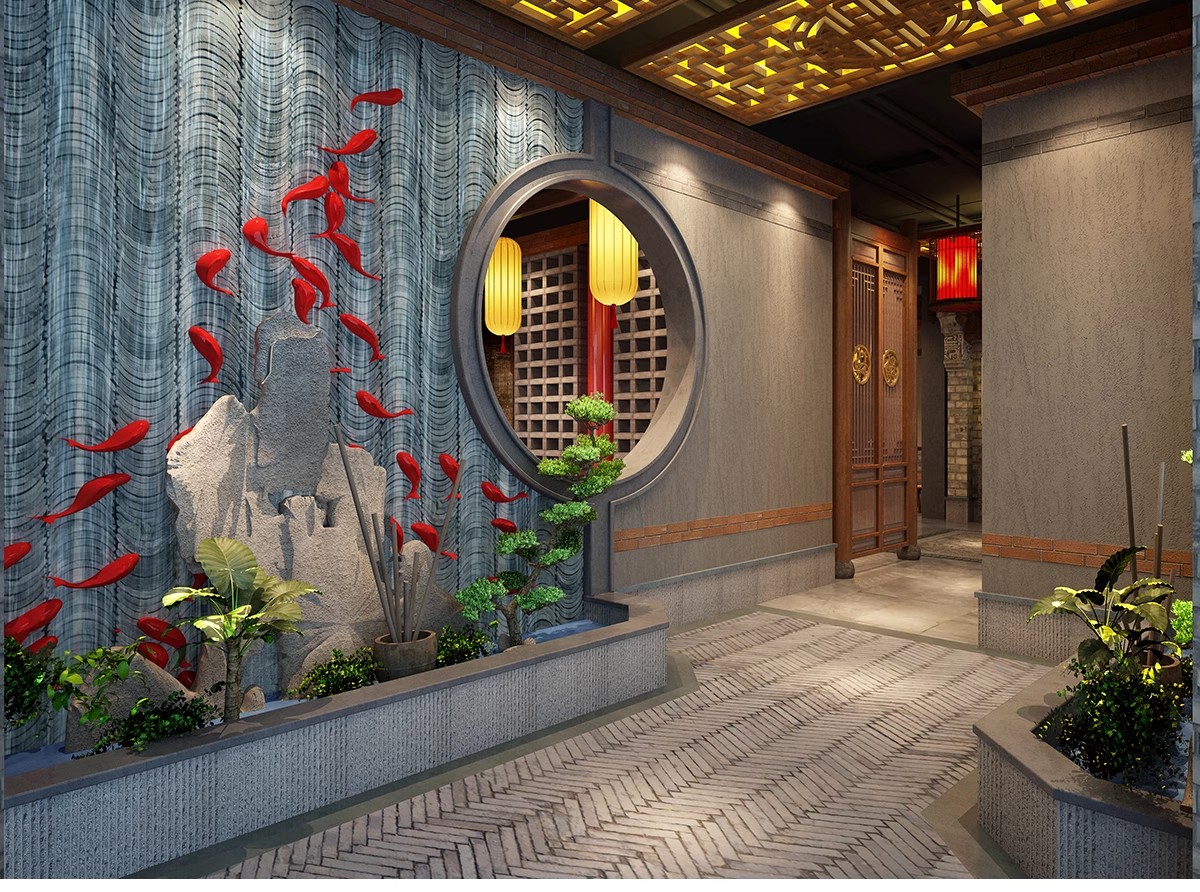 图片[18]-火锅店CAD施工图纸室内装修设计餐厅餐饮门面平面布局图方案图库-大怪兽分享