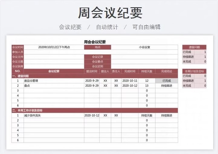 图片[16]-行政管理相关excel表格员工信息会议计划回访外来人登记档案资料-大怪兽分享