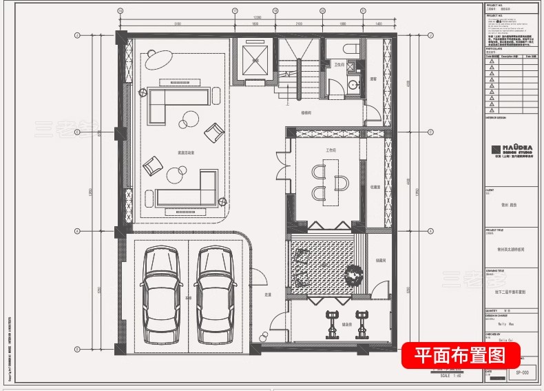 图片[64]-别墅复式客厅楼中楼挑空装修设计效果图中空现代中式轻奢施工图纸-大怪兽分享