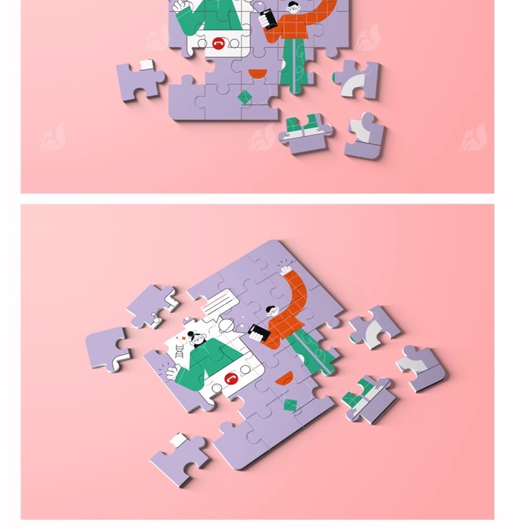 图片[5]-卡通儿童玩具文创拼图卡片印花图案VI提案展示样机PSD设计素材PS-大怪兽分享