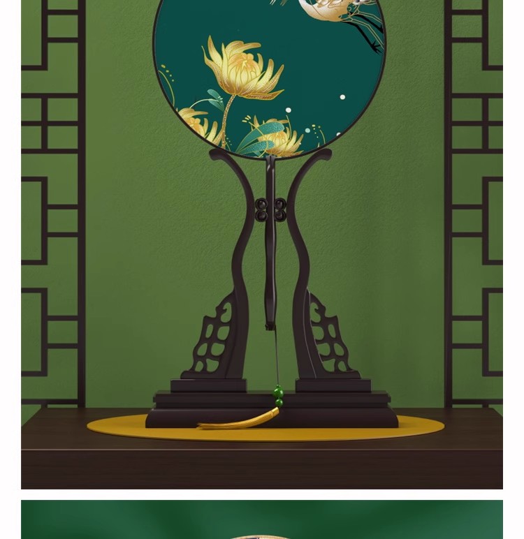 图片[5]-扇子折扇中国风灯笼文创样机效果图展示设计智能贴图古风psd素材-大怪兽分享