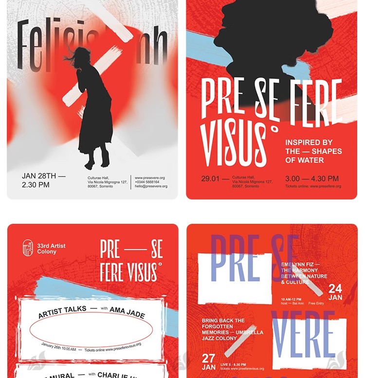 图片[6]-创意艺术展时尚海报毕业展高端摄影展kv主视觉设计模板psd/Ai素材-大怪兽分享