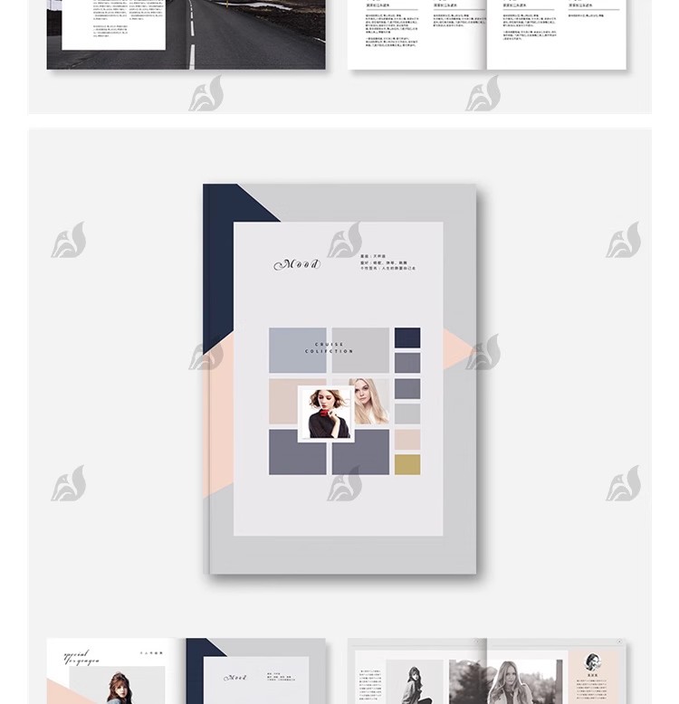 图片[7]-小清新风格画册宣传册手册产品画册公司介绍分层模板PSD设计素材-大怪兽分享