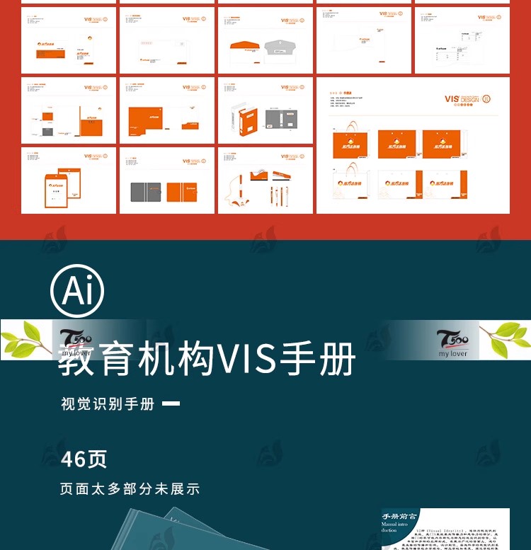 图片[10]-创意高端公司企业VI视觉应用设计全套手册模板品牌酒店AI导视素材-大怪兽分享