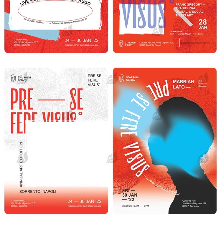 图片[7]-创意艺术展时尚海报毕业展高端摄影展kv主视觉设计模板psd/Ai素材-大怪兽分享