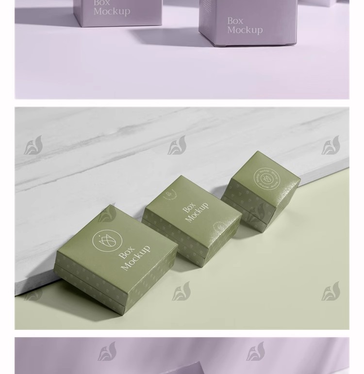 图片[7]-纸盒包装盒礼盒子产品周边堆叠VI品牌提案展示样机PSD设计素材ps-大怪兽分享