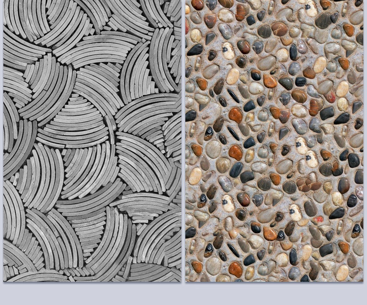 图片[21]-鹅卵石瓦片青瓦小青砖贴图地面铺装拼花ps素材库新中式园林铺地su-大怪兽分享