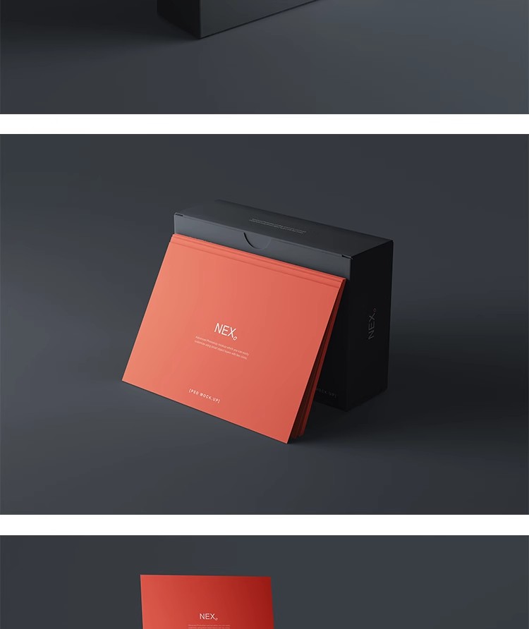 图片[4]-YJ481高端黑色产品包装盒纸盒效果图智能贴图样机PSD设计素材模板-大怪兽分享
