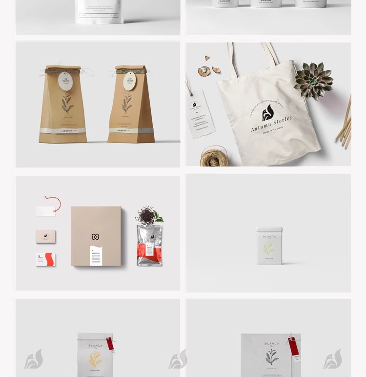 图片[10]-茶叶包装盒塑料袋罐子茶叶罐VI智能贴图样机PSD效果设计素材模板-大怪兽分享