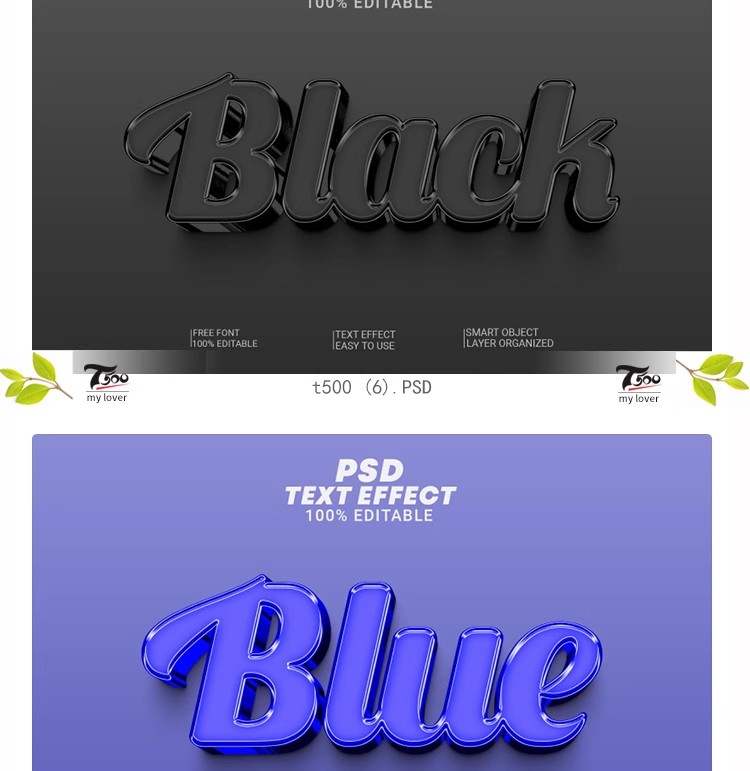 图片[7]-字体特效样机炫酷亚克力质感3D立体展示效果模板PSD分层设计素材-大怪兽分享