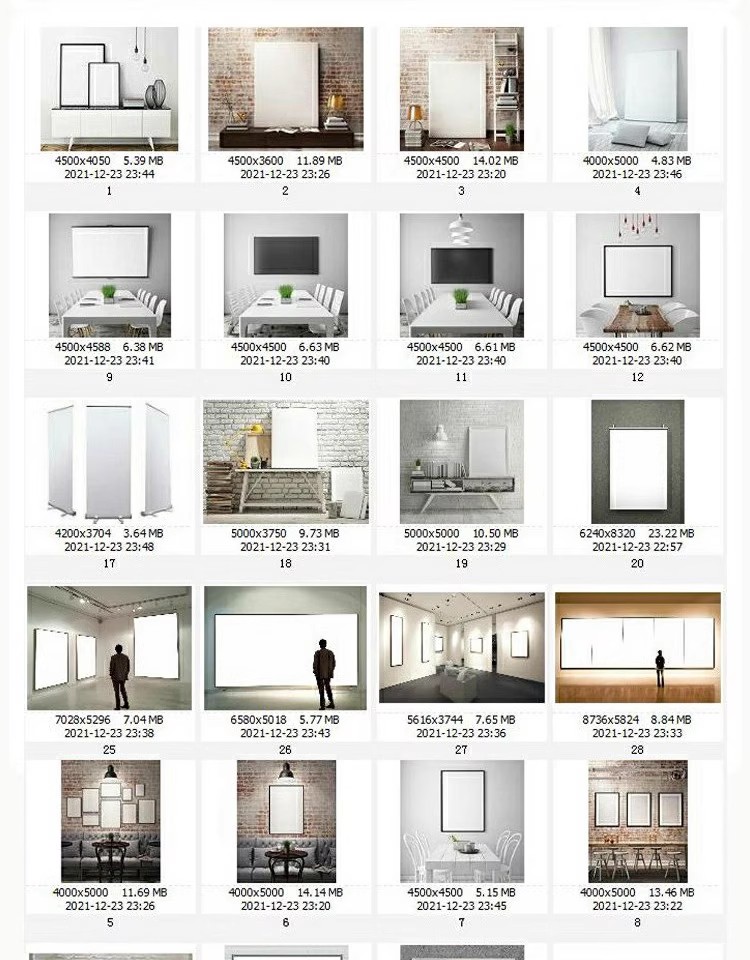 图片[20]-高清时尚生活JPG图片客厅装饰画框背景墙相框喷绘打印合成素材-大怪兽分享
