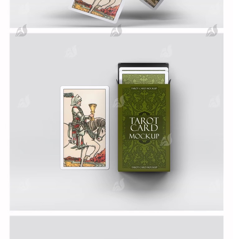 图片[8]-塔罗牌扑克牌桥牌卡片纸牌周边VI包装盒设计展示样机模型PSD素材-大怪兽分享