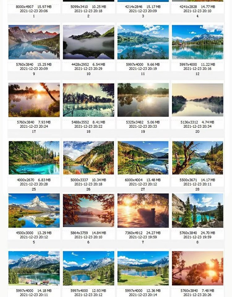 图片[22]-高清自然风景JPG图片湖光山色湖泊山峰山峦设计喷绘打印合成素材-大怪兽分享