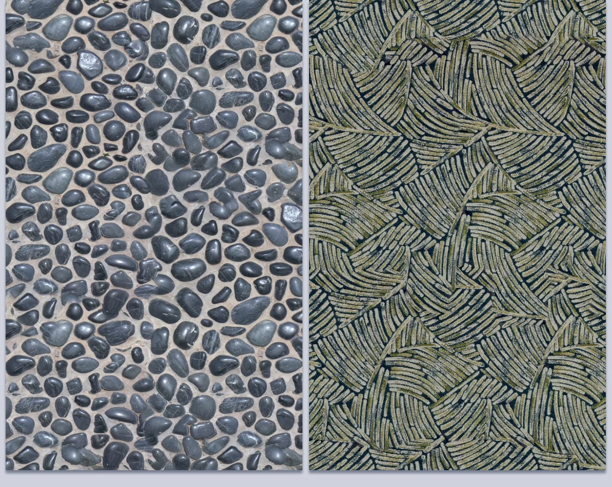 图片[24]-鹅卵石瓦片青瓦小青砖贴图地面铺装拼花ps素材库新中式园林铺地su-大怪兽分享