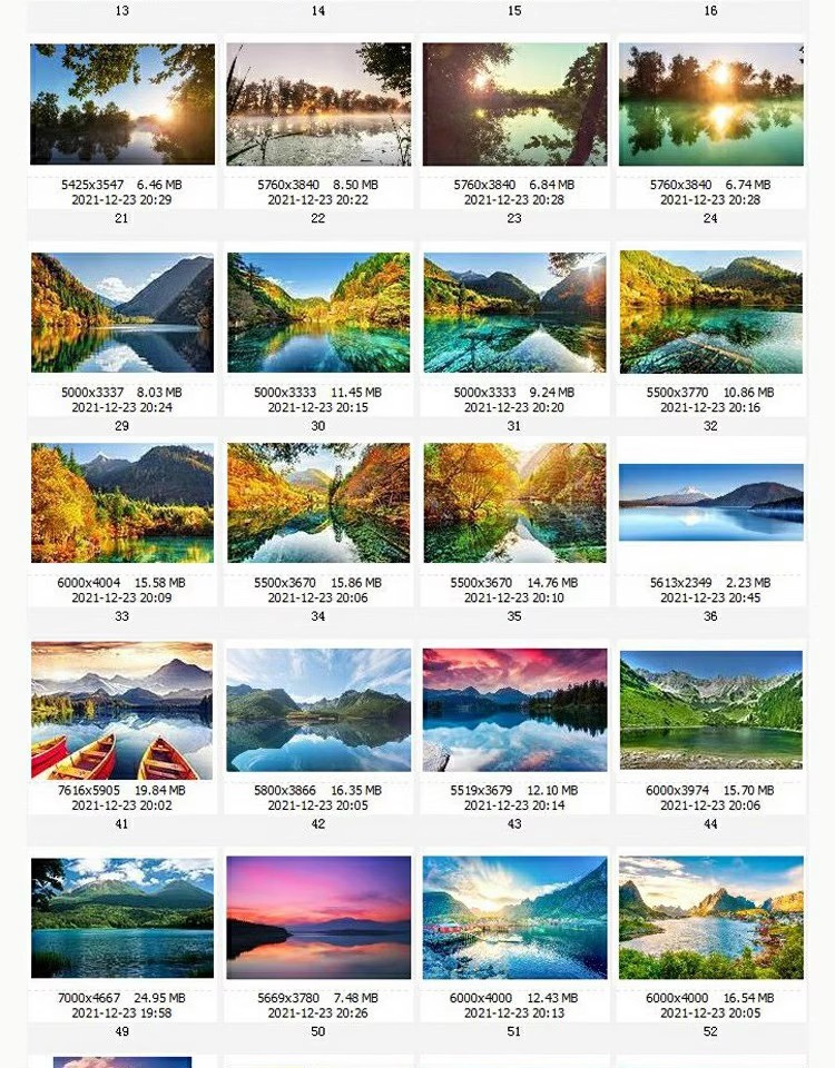 图片[23]-高清自然风景JPG图片湖光山色湖泊山峰山峦设计喷绘打印合成素材-大怪兽分享