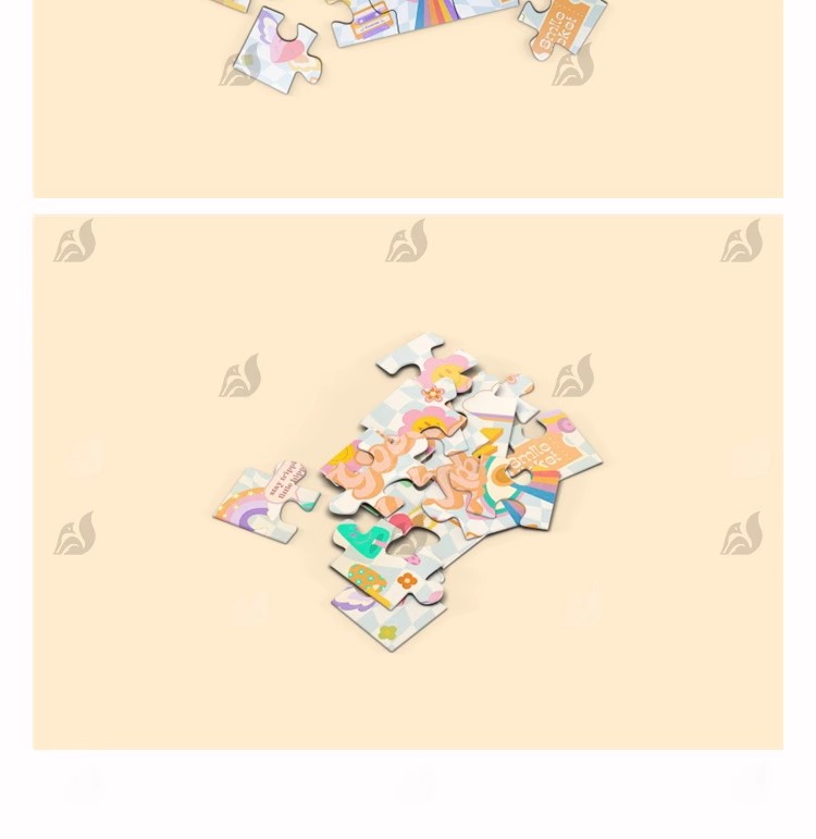 图片[11]-卡通儿童玩具文创拼图卡片印花图案VI提案展示样机PSD设计素材PS-大怪兽分享