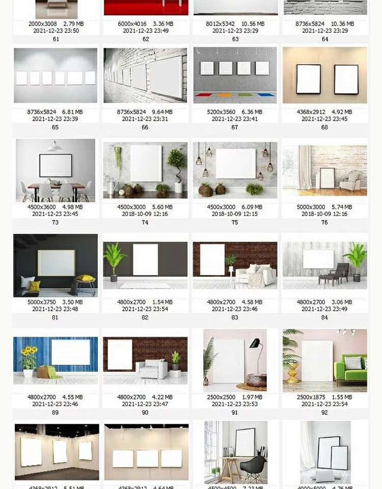 图片[23]-高清时尚生活JPG图片客厅装饰画框背景墙相框喷绘打印合成素材-大怪兽分享